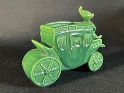 Golden Gate Cali. Treasure Craft Ceramic Wagon w/ Elf.