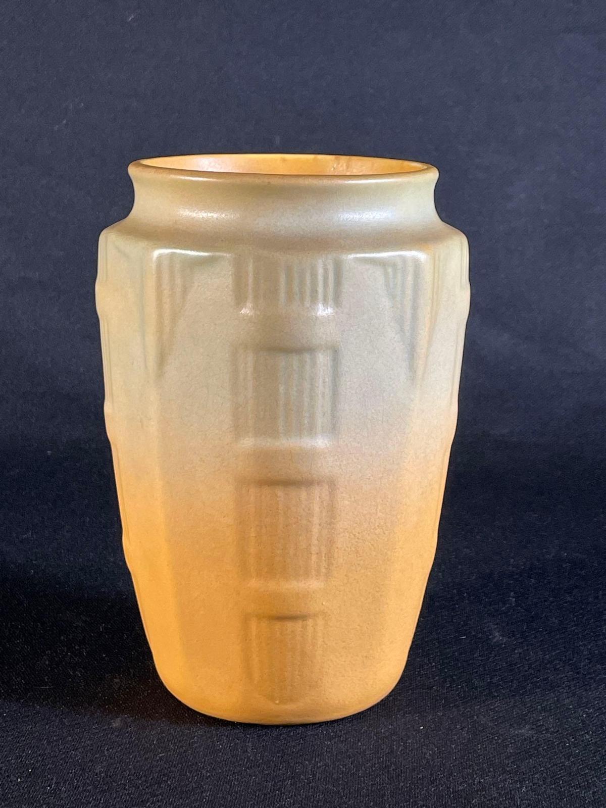 Unmarked Muncie Pottery Vase 7"