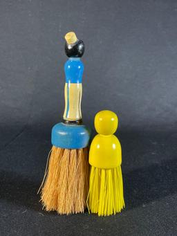 (2) Black Americana Brushes