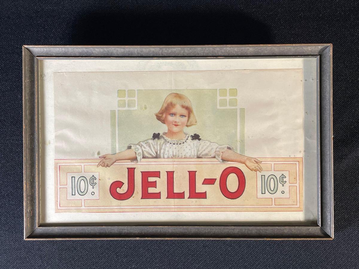Vintage "Jello 10...," Framed Advertising Print