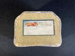 Vintage floral trinket box -see photo's-