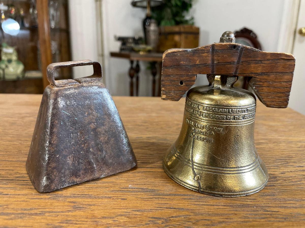 Vintage Liberty Bell & Goat Bell