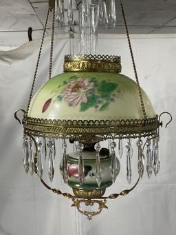 Ornate Oil Lamp Chandelier