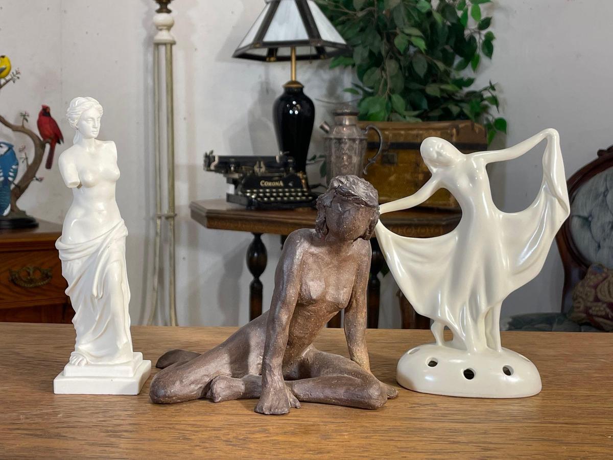 (3) Assorted Statues/Figures