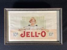 Vintage "Jello 10...," Framed Advertising Print