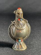 German Silver Snuff Bottle