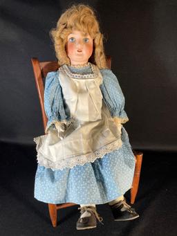 Antique 24" Queen Loise doll