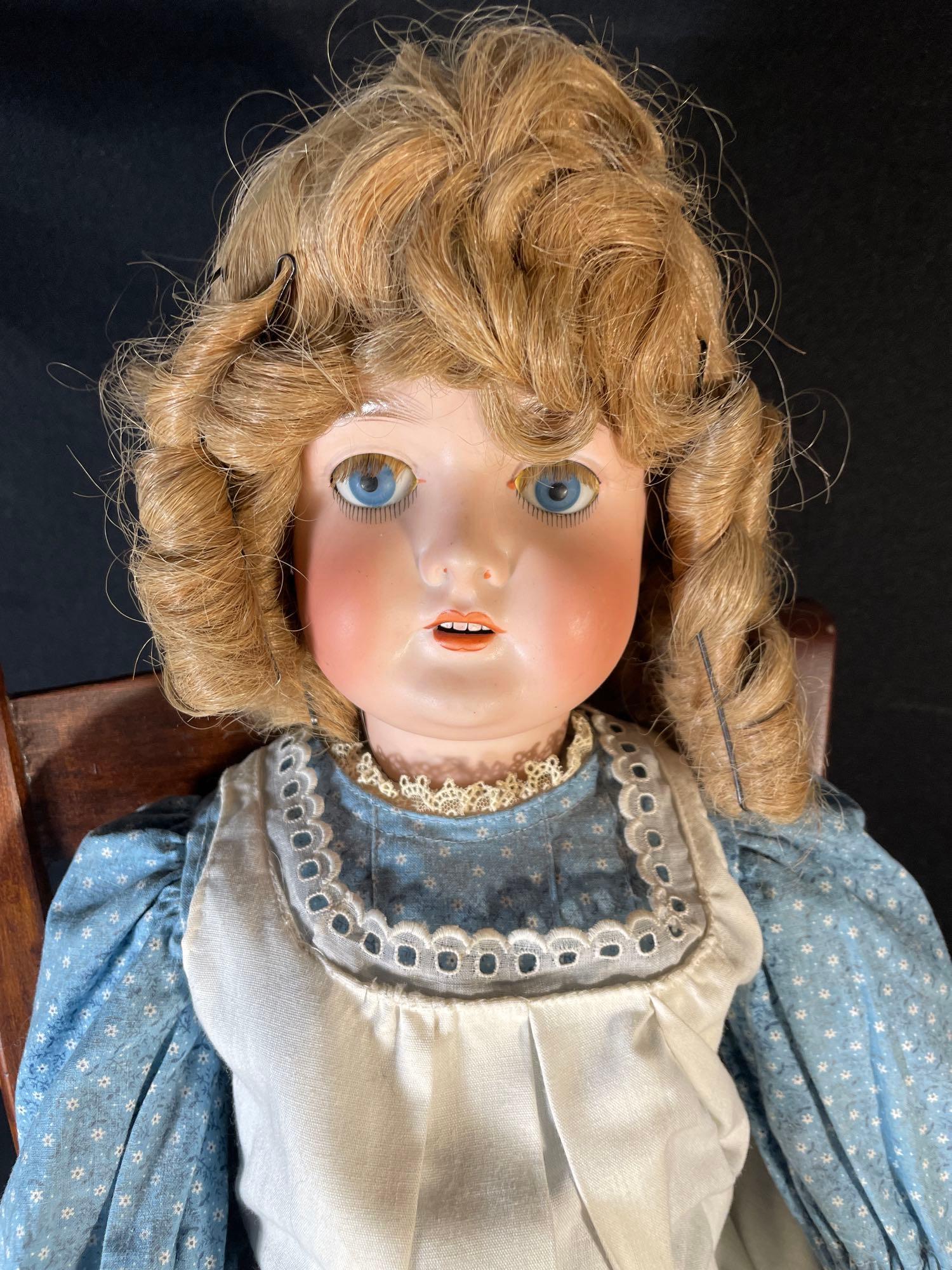 Antique 24" Queen Loise doll