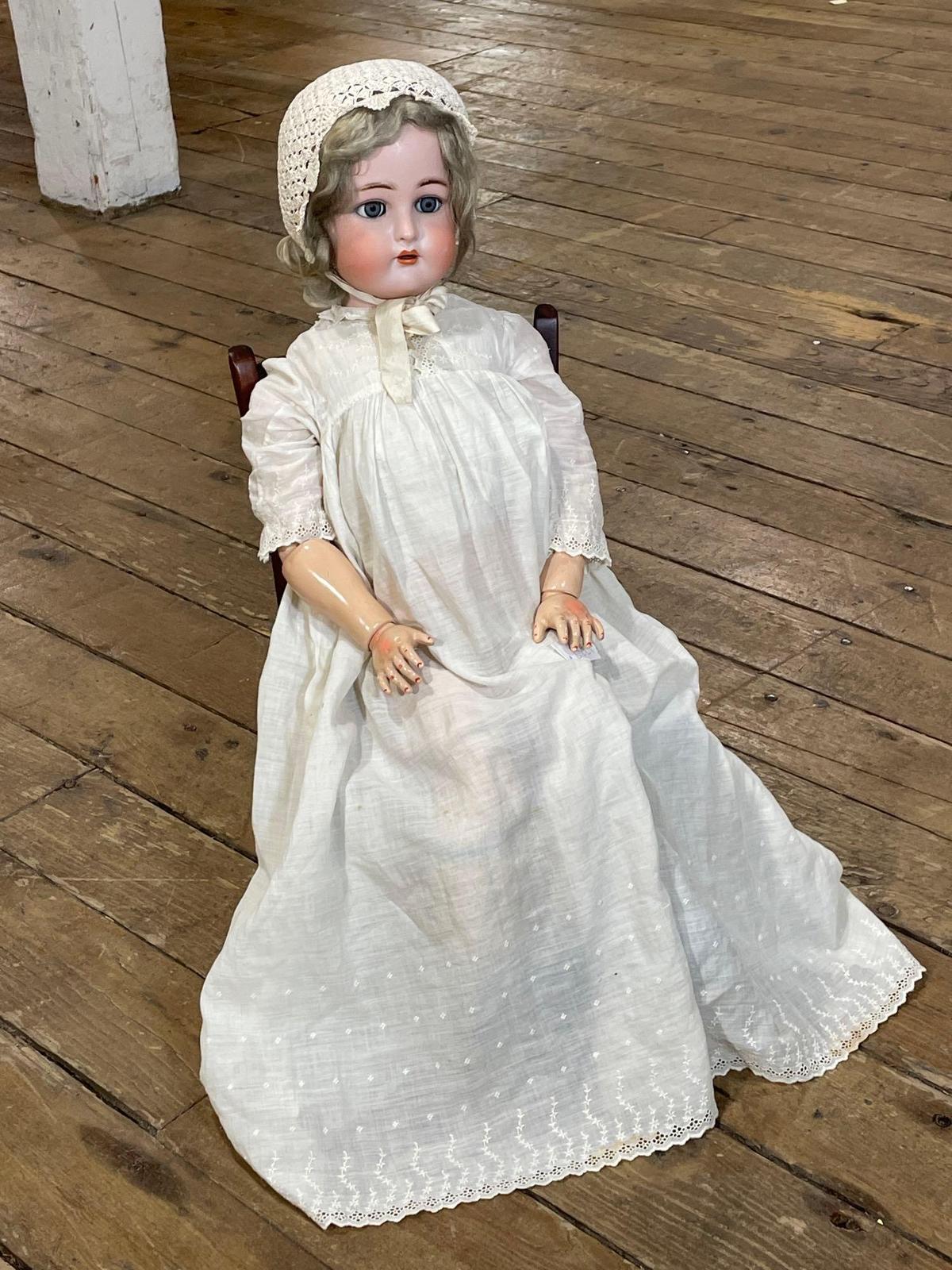 30" antique Kammer & Simon Halbig sleep eyed doll