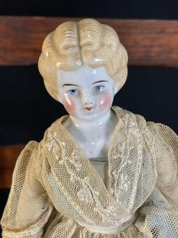 9" China doll Blond Parian Antique Clothes