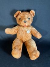 22" Unknown antique plush teddy bear -see photo's-