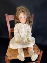 19" Nippon 403 bisque sleep eyed doll