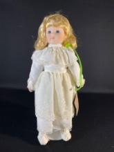 16" Dream Dolls bisque doll w/ stand