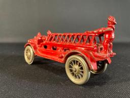 A. C. William Cast Iron Fire Truck Circa 1920's