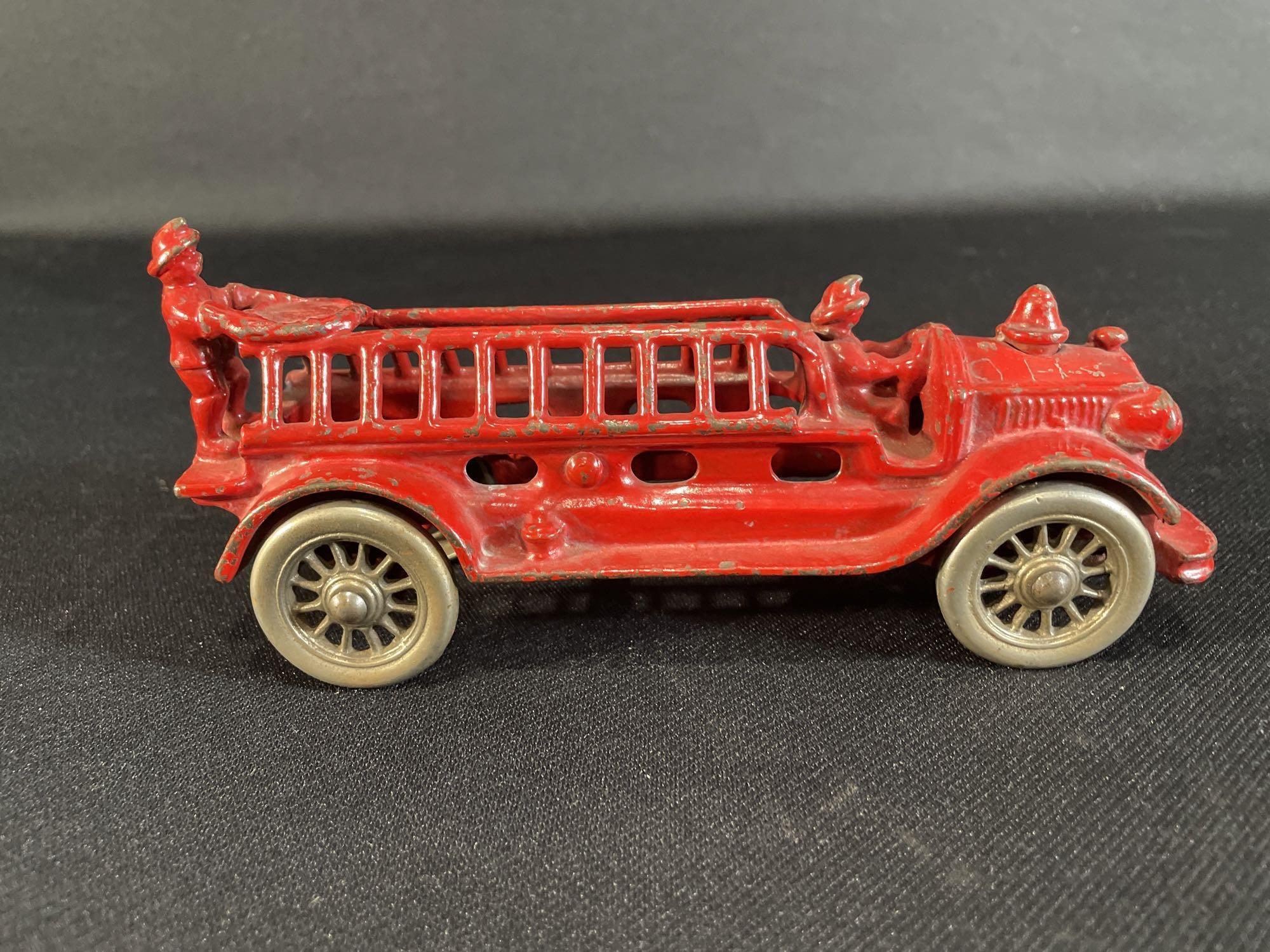 A. C. William Cast Iron Fire Truck Circa 1920's