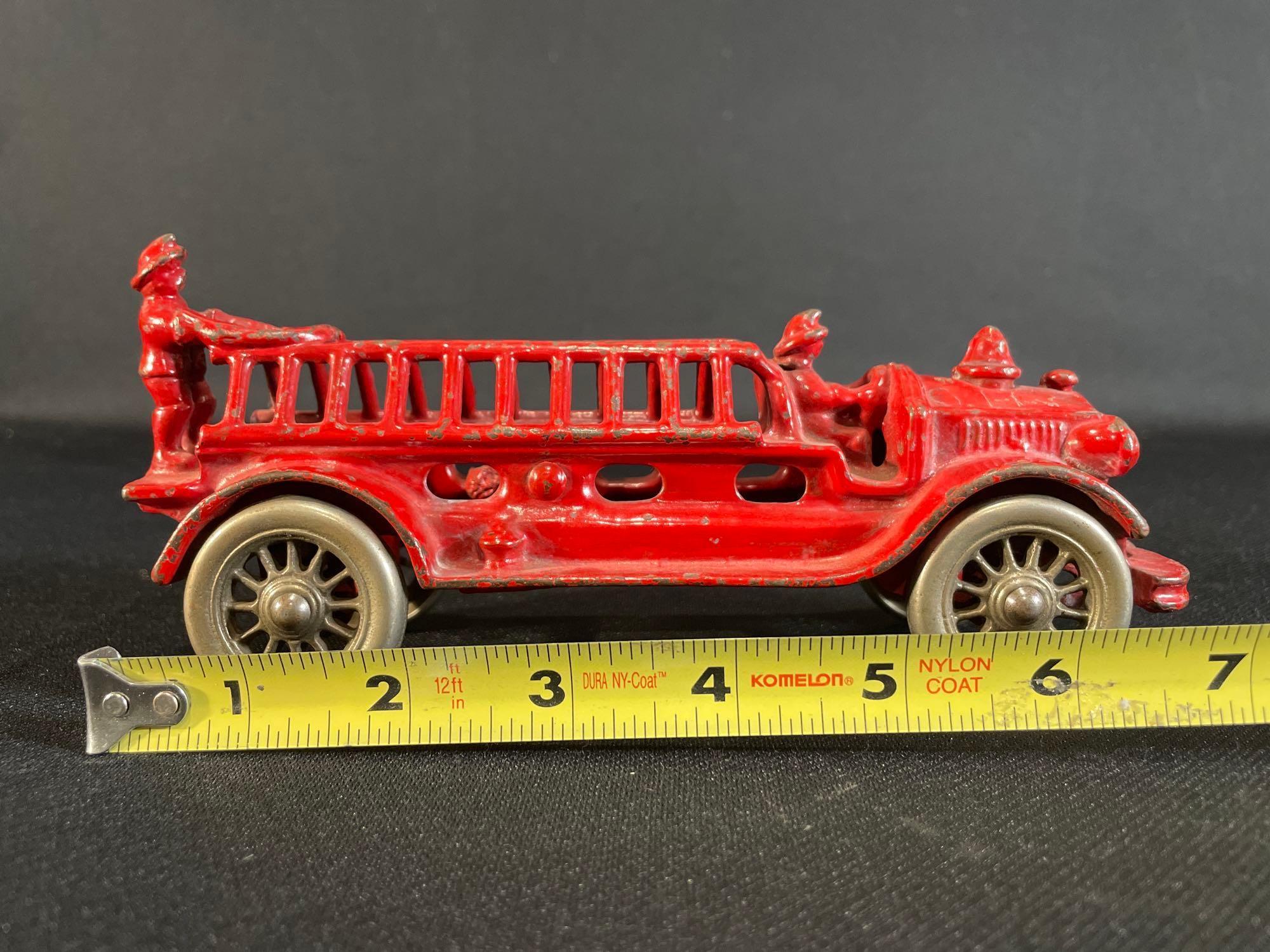 A. C. William Cast Iron Fire Truck Circa 1920's