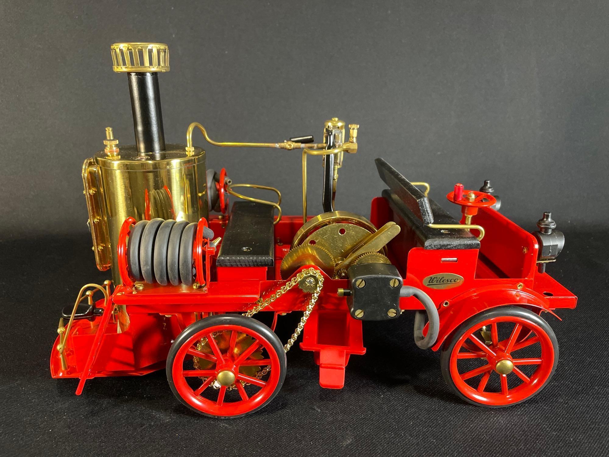 Wilesco Live steam fire truck made in Germany