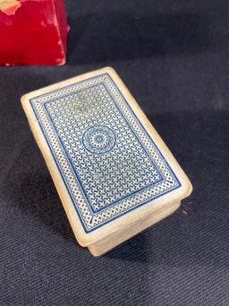 1913 Flinch Card Co. Kalamazoo Mich. The Acme Of Parlor Games w/ Original Box & Instructions