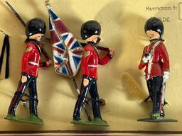 Britains " Colour Party of The Scots Guards," 6-Pc Lead Figurines w/ Original Box No. 2084