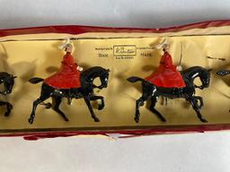 Britains "The Life Guards Cloaked," 5-Pc Lead Figurines w/ Original Box
