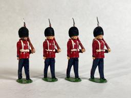 Britains " British Scots Guards," 7-Pc Lead Figurines