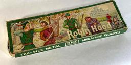 AHI Brand Toys "Robin Hood," 5-Pc Lead Figurine w/ Original Box
