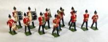 Britains "Line Infantry Band," 13-Pc Lead Figurines w/ Original Box No. 27