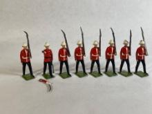 Britains "General Staff Officers," 8-Pc Figurines w/ Original Box No. 201