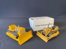 (2) Caterpillar bulldozers