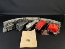 Lionel #2026 Steam Engine & 6466W Whistle Tender w/ tracks & other cars