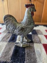 Original Rooster Cast Iron Bank