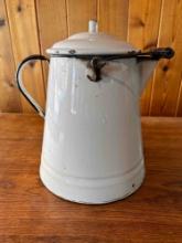 Large Antique Porcelain Coffee Pot