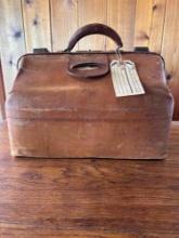 Antique Leather Dr's Bag