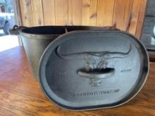 Custom Cast Iron Pot with Lid.