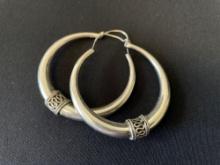 Sterling Silver Hoop Earrings