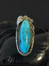 Sterling Silver and Turquoise Ring