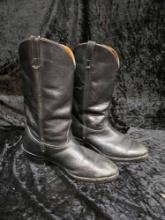 Men's Double H (H&H) black leather boots