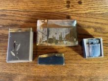 Cigarette case and lighters