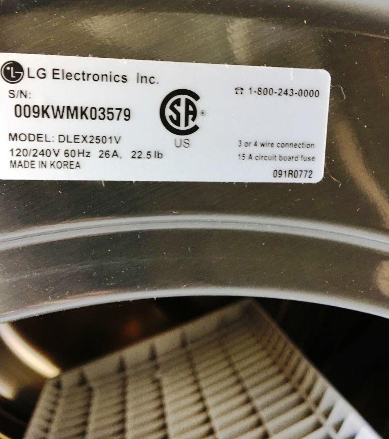 "New" LG Dryer