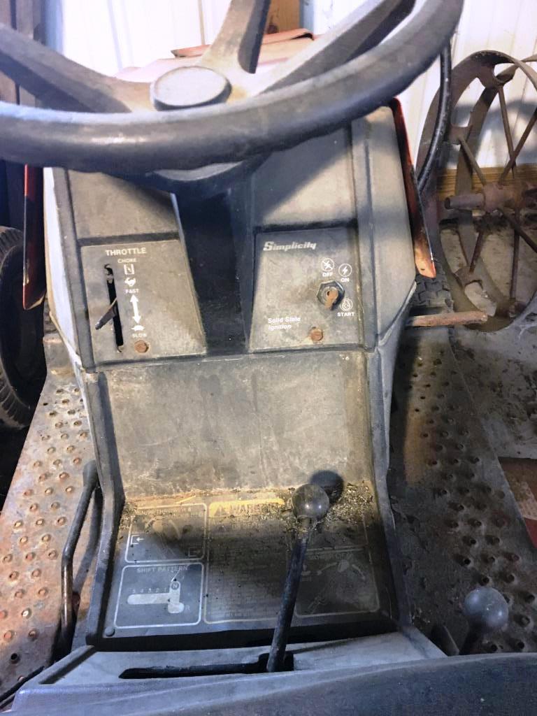 1992 Simplicity riding mower