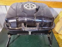 Charcoal grill and crockpot