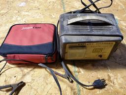 Battery charger and car first aid kit