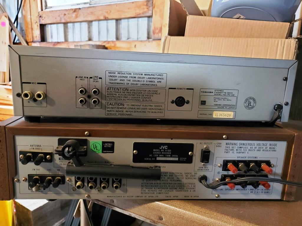 Vintage stereo equipment