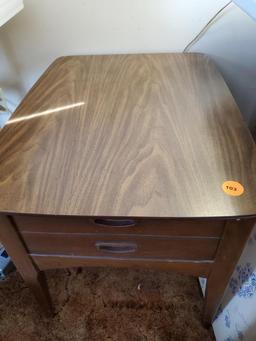 Dark Brown Wooden End table