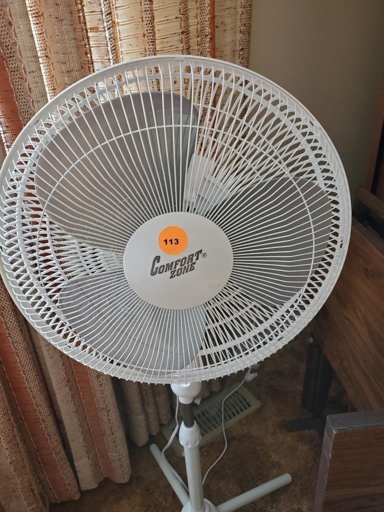 White Adjustable Fan