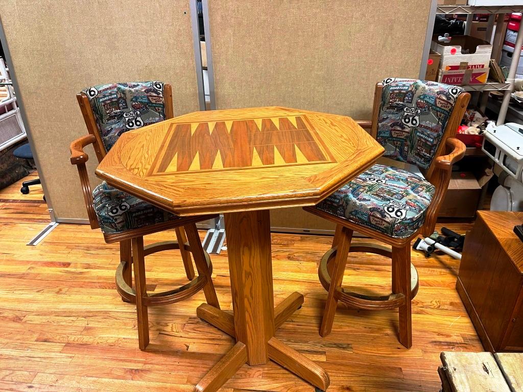 Game Table and Stools