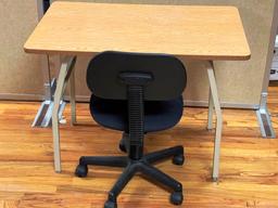 Small Desk, Chair, and Stand