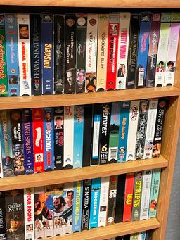 Shelf full of movies