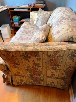 Floral Print Loveseat