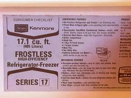 Kenmore Refrigerator